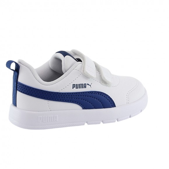 Zapatillas Puma Courtflex Inf Blanco-Azul