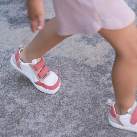 Zapatos barefoot veganos Muris Petra Coral Rosa