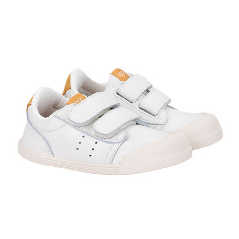 Zapatillas barefoot Igor Tennis Blanco-Mostaza