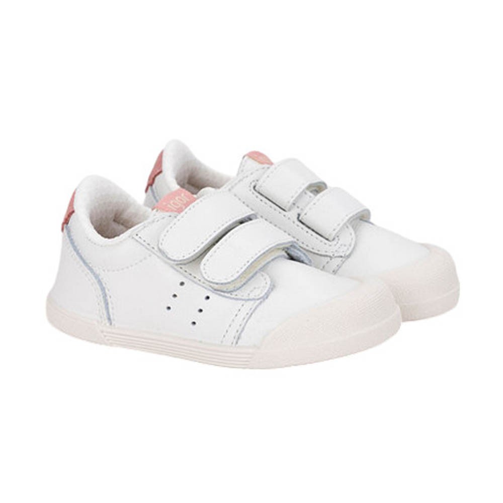 Zapatillas barefoot Igor Tennis Blanco-Rosa