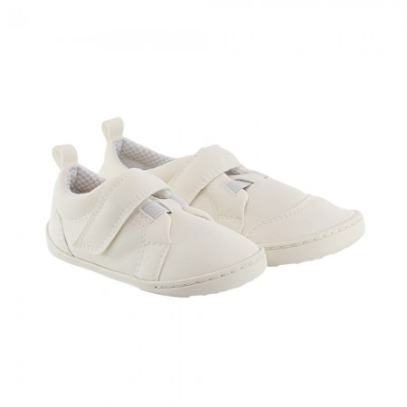 Zapatillas barefoot Baby Lobitos Tiza Blanco