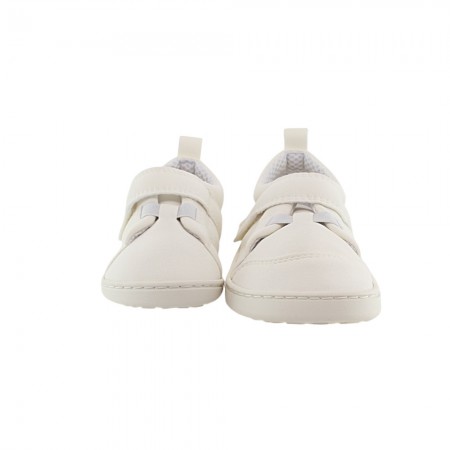 Zapatillas barefoot Baby Lobitos Tiza Blanco