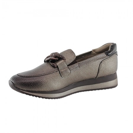 Zapatos mocasines veganos Jana 24766 Gris