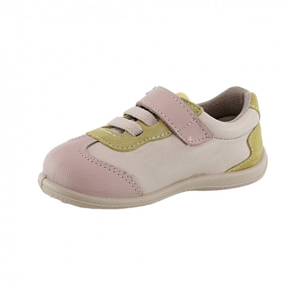 Zapatos respetuosos Zapyflex Jooguin velcro y elástico Rosa