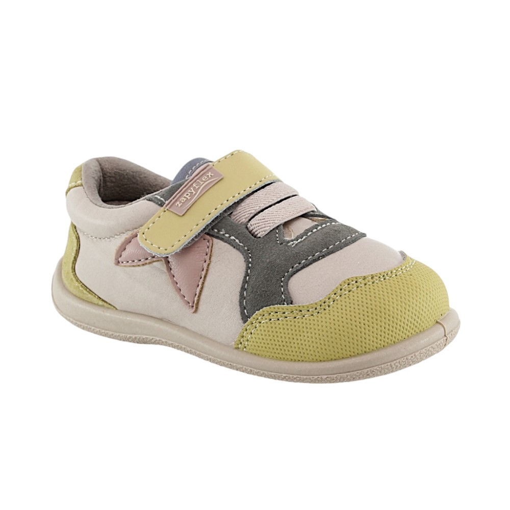 Zapatos respetuosos Zapyflex Jooguin velcro y elástico Multicolor