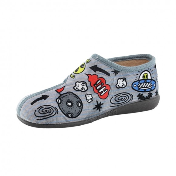 Zapatillas de casa Vulladi Ovni gris