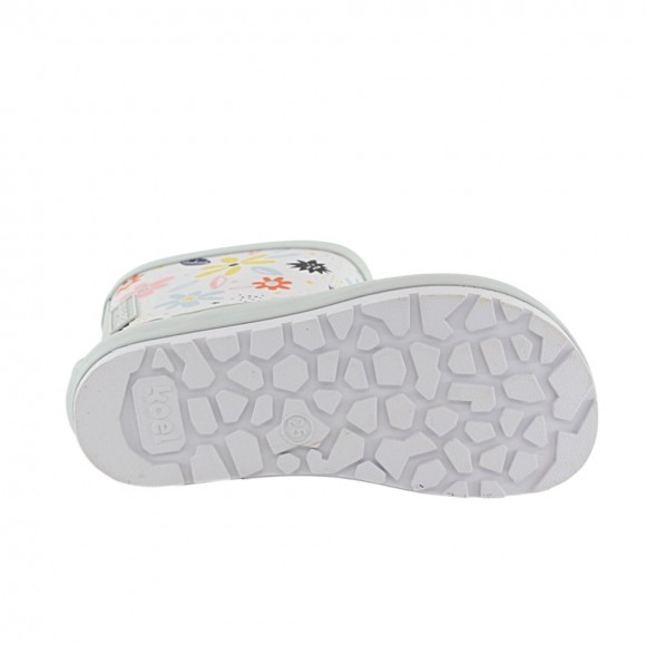 Botas de agua barefoot Koel Blanco flores