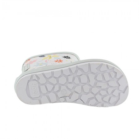 Botas de agua barefoot Koel Blanco flores