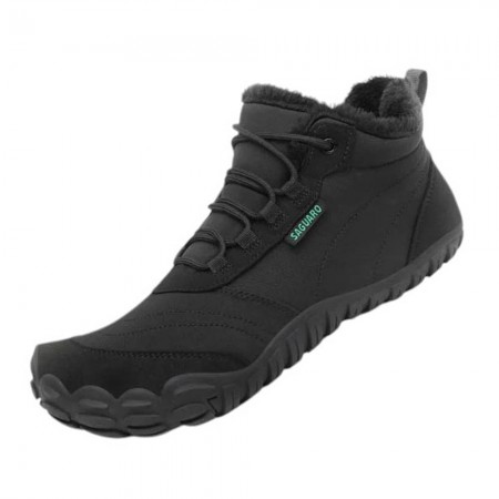 Botines barefoot Saguaro Will II borreguito Negro