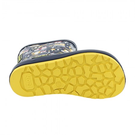 Botas de agua BAREFOOT Koel Wellie Trator Azul