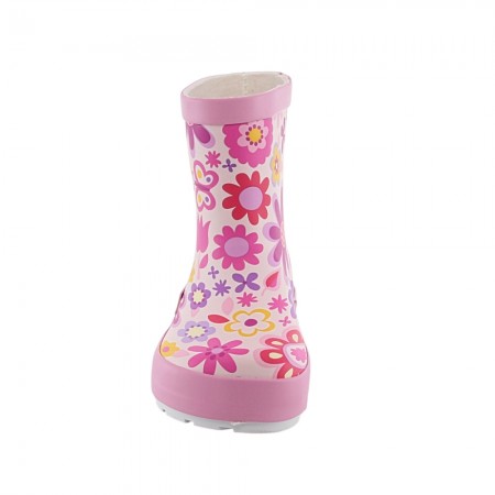 Botas de agua BAREFOOT Koel Flowers Fucsia