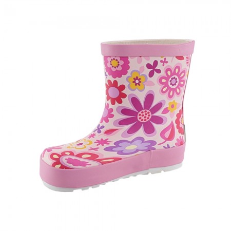 Botas de agua BAREFOOT Koel Flowers Fucsia