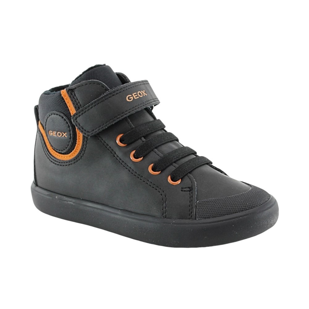 Zapatos Geox Gisly Negro-Naranja