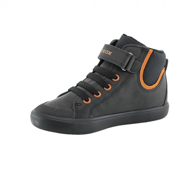 Zapatos Geox Gisly Negro-Naranja