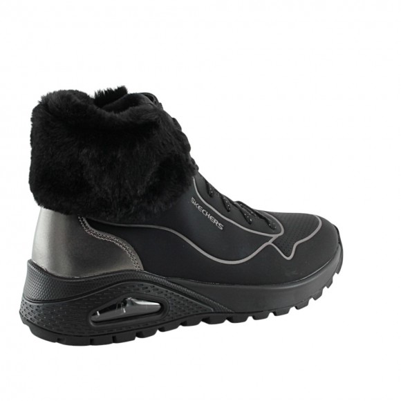 Botines Skechers Uno Rugged Negro