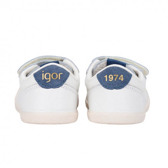 Zapatillas barefoot Igor Tennis Blanco-Jeans