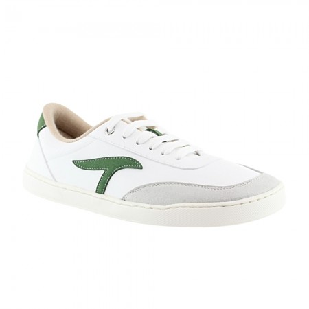 Zapatillas barefoot Terreta Illice vegano Blanco-Verde