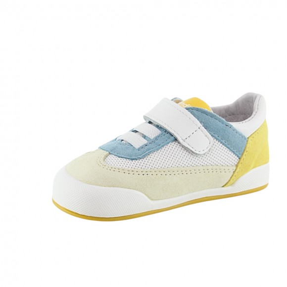 Zapatillas respetuosas Blanditos Modena Amarillo-Multicolor