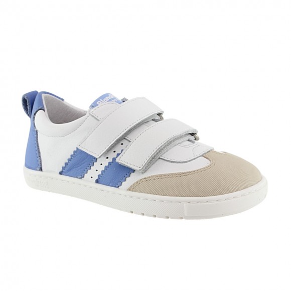 Zapatillas barefoot Blanditos Marea Blanco-Jeans