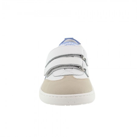 Zapatillas barefoot Blanditos Marea Blanco-Jeans