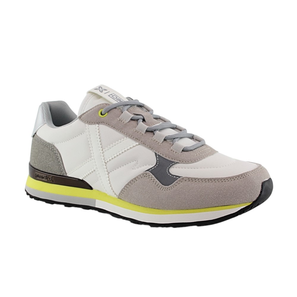Zapatillas Munich Moda Sunset Blanco-Amarillo