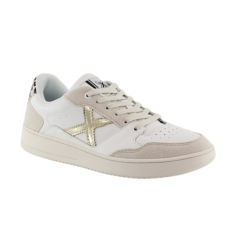 Zapatillas Munich Moda Legit Blanco-Leopardo