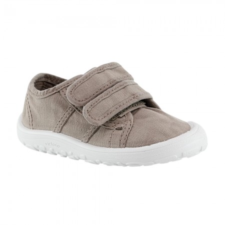 Zapatillas con velcros barefoot Victoria Bosco Beige