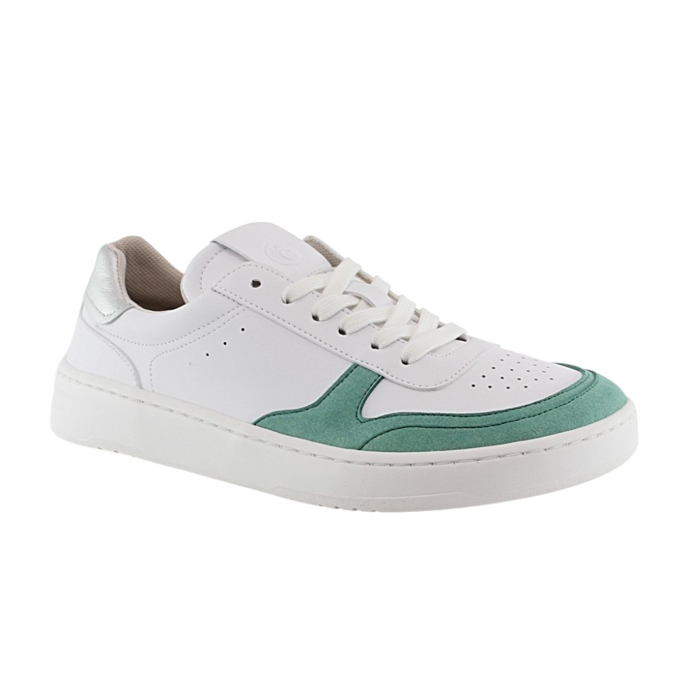 Zapatillas barefoot Coqueflex 4373 Verde-Blanco-Plata