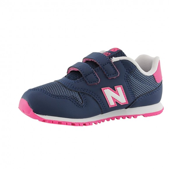 Zapatillas New Balance 500 Azul-Rosa