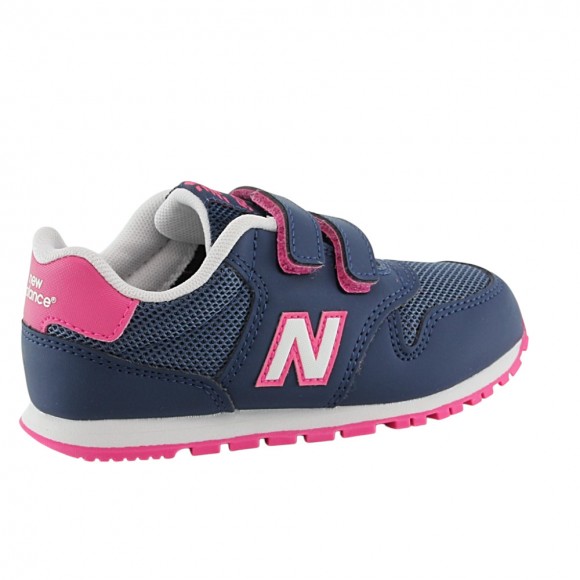 Zapatillas New Balance 500 Azul-Rosa