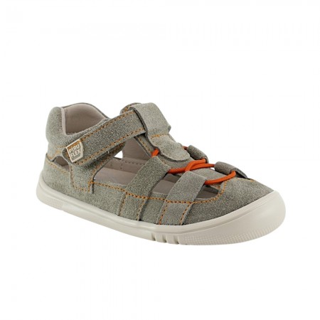 Sandalias respetuosas Piruflex PF273-3 Salvia-Naranja