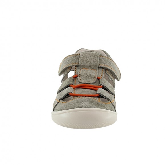 Sandalias respetuosas Piruflex PF273-3 Salvia-Naranja