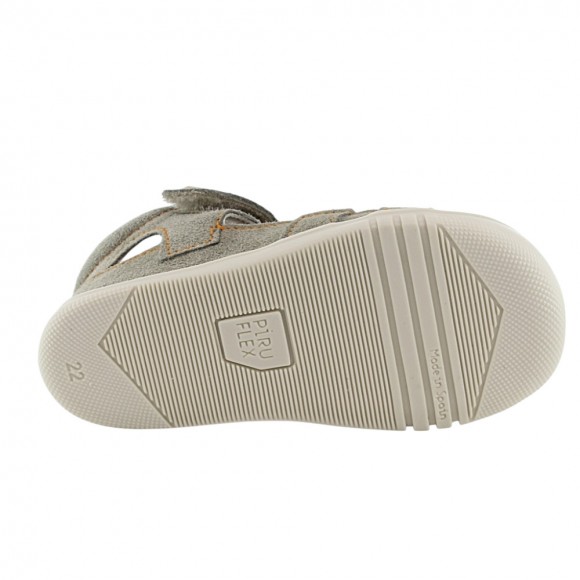 Sandalias respetuosas Piruflex PF273-3 Salvia-Naranja