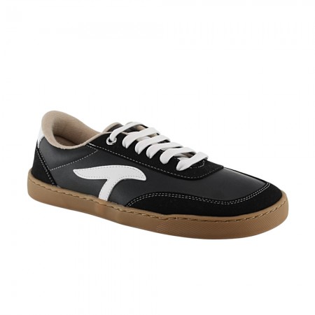 Zapatillas barefoot Terreta Illice vegano Negro-Blanco