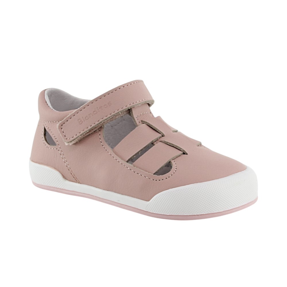 Sandalias cerradas barefoot Blanditos Oceano Rosa