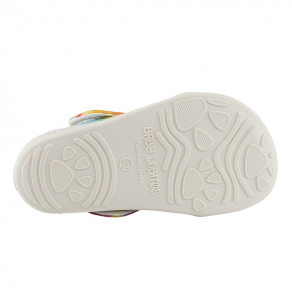Zapatillas barefoot Baby Lobitos Arcoiris Multicolor