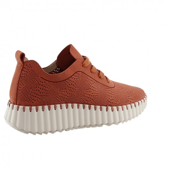 Zapatillas Walk Fly 9837 Naranja