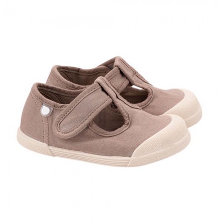 Calzado barefoot de lona Igor Pepito Cacao