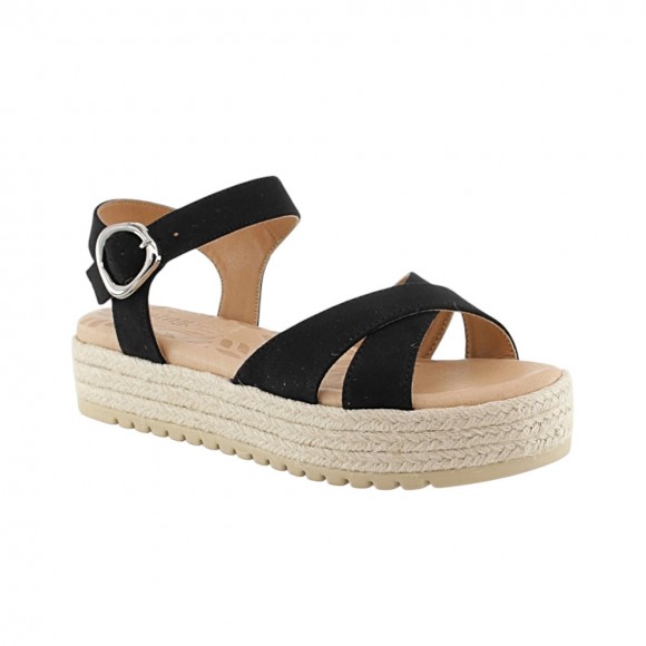 Sandalias plataforma Mustang Amelie 53358 Negro