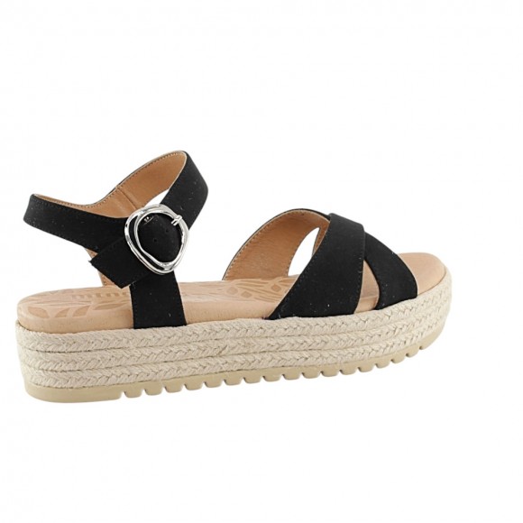 Sandalias plataforma Mustang Amelie 53358 Negro
