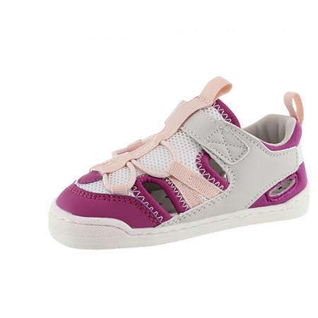 Sandalias barefoot Mustang Free Fucsia-Blanco