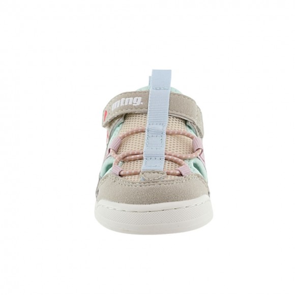 Sandalias barefoot Mustang Free Gris-Rosa