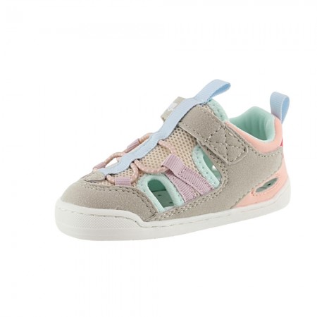 Sandalias barefoot Mustang Free Gris-Rosa