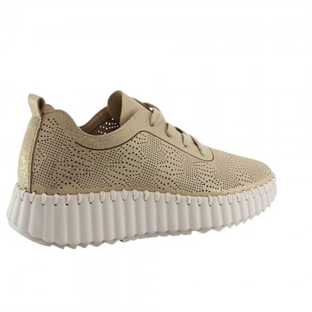 Zapatillas Walk Fly 9837 Oro