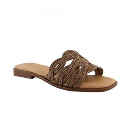 Sandalias Mustang 53299 Raffia Moka