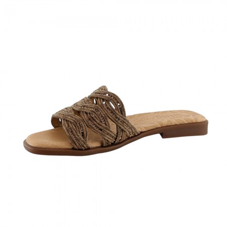 Sandalias Mustang 53299 Raffia Moka