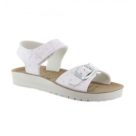 Sandalias Geox Costarei Blanco Estrellas