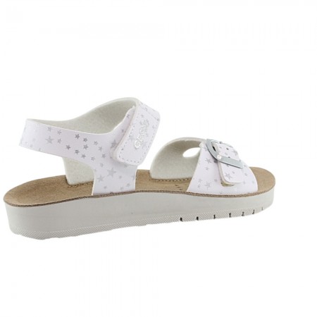Sandalias Geox Costarei Blanco Estrellas