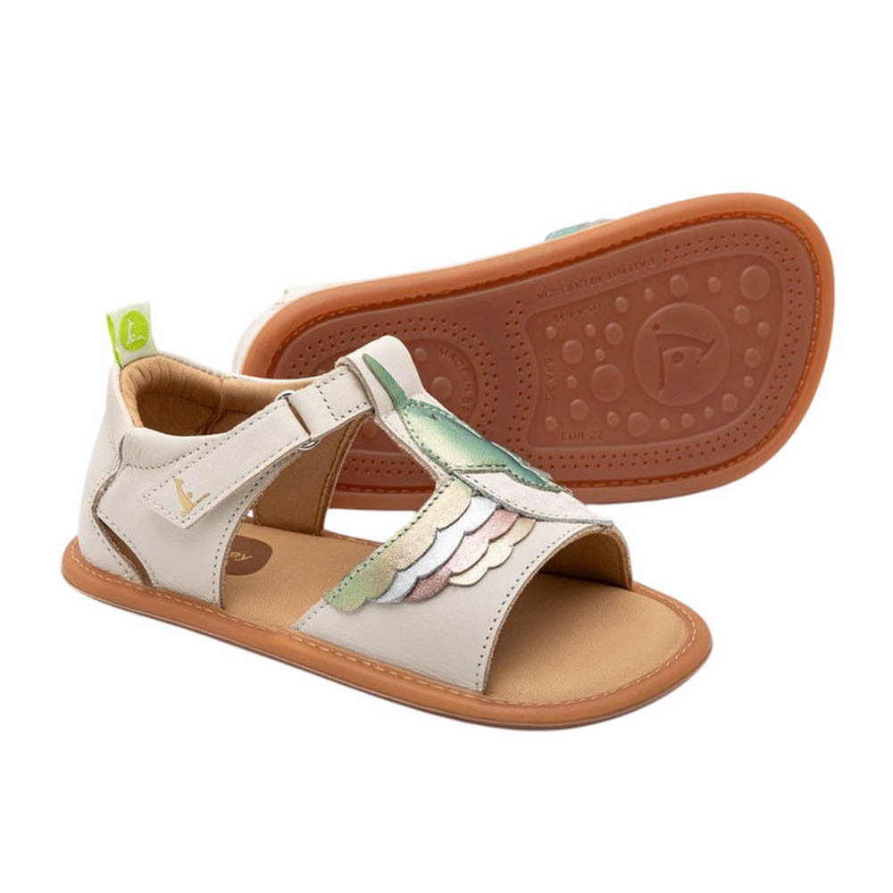 Sandalia respetuosa Hummingbird Blanco-Multicolor