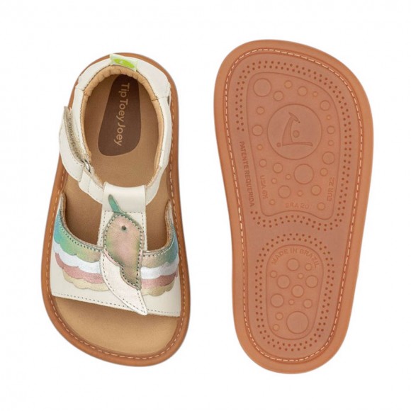 Sandalia respetuosa Hummingbird Blanco-Multicolor